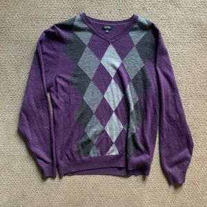 Apt.9 purple fleece sweater
